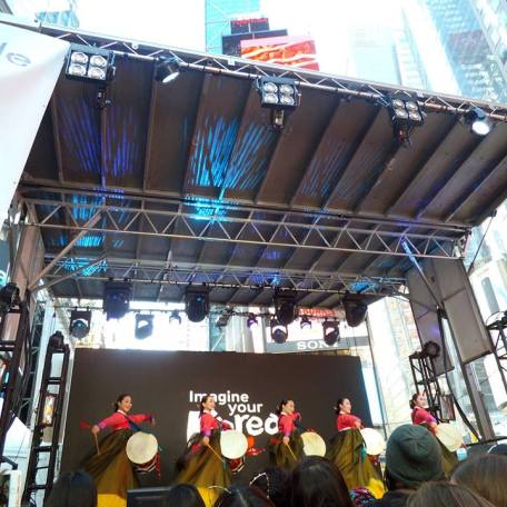 Korean show in Time Square